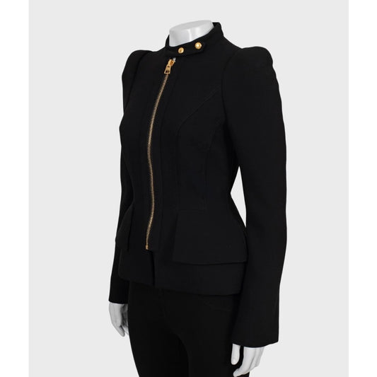 Tom Ford Fitted Accent Shoulder Wool Blend Jacket - XS Pre-owned