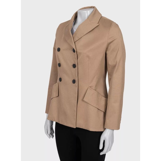 Christian Dior Brown Corduroy Double-Breasted Jacket Sz.40/L Pre-owned