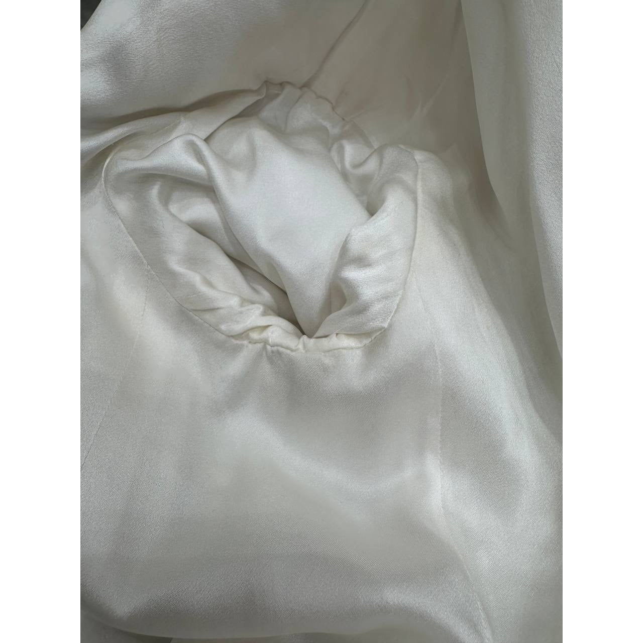 Chanel 2021 White Tweed Double-Breasted Blazer - Size 38/M Pre-owned