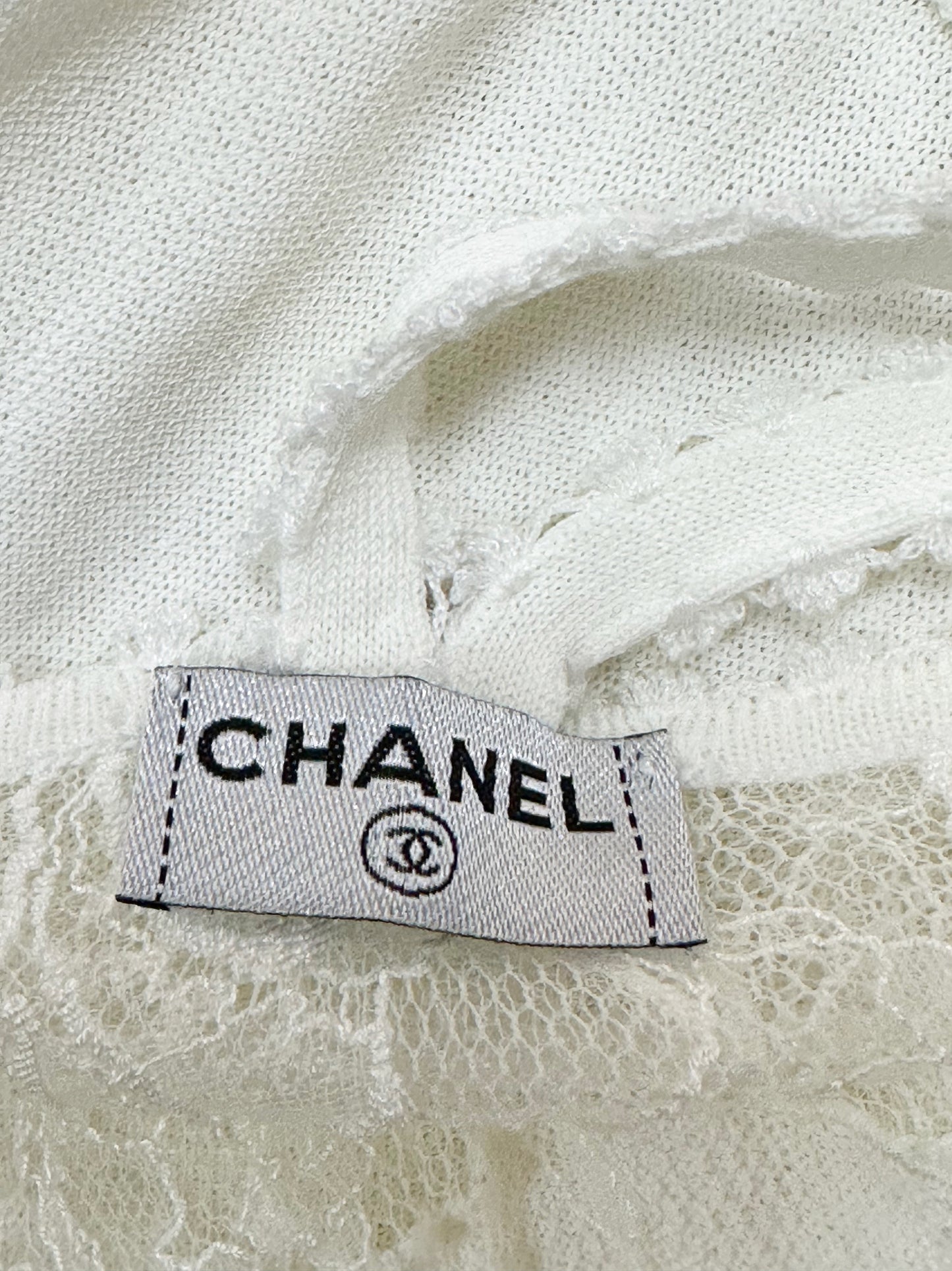 Lace-trimmed slip dress