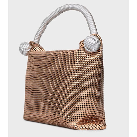 NWOT Paco Rabanne Gold Metal Shoulder Bag pre-owned
