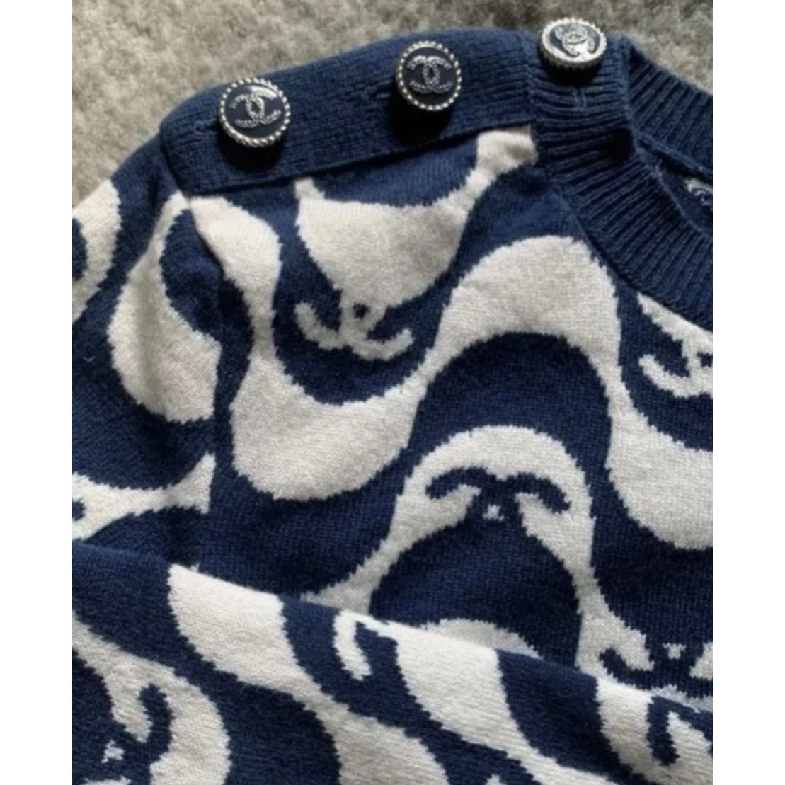 Chanel Pre-Spring 2021 Cashmere Dress - Size S Pre-owned