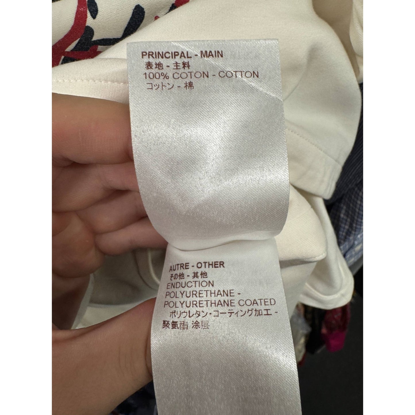 Louis Vuitton White Printed T-Shirt - Size L Pre-owned