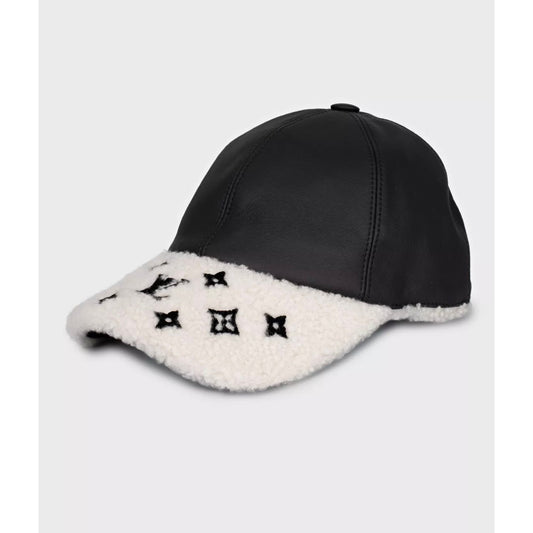 Louis Vuitton Lambskin Cap and Glove Set - Size M Pre-owned