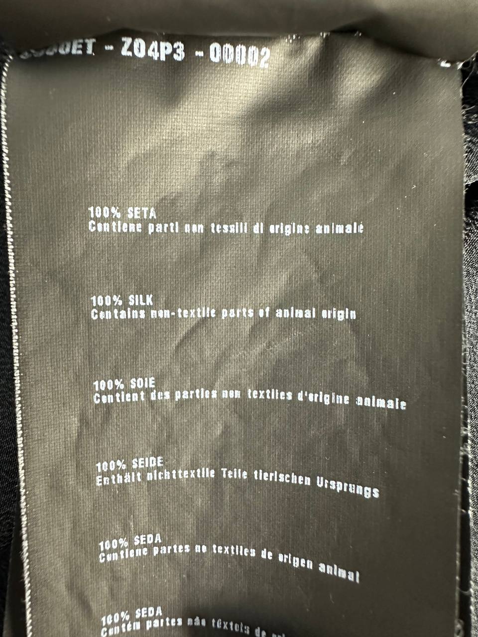 Italian viscose silk shirt