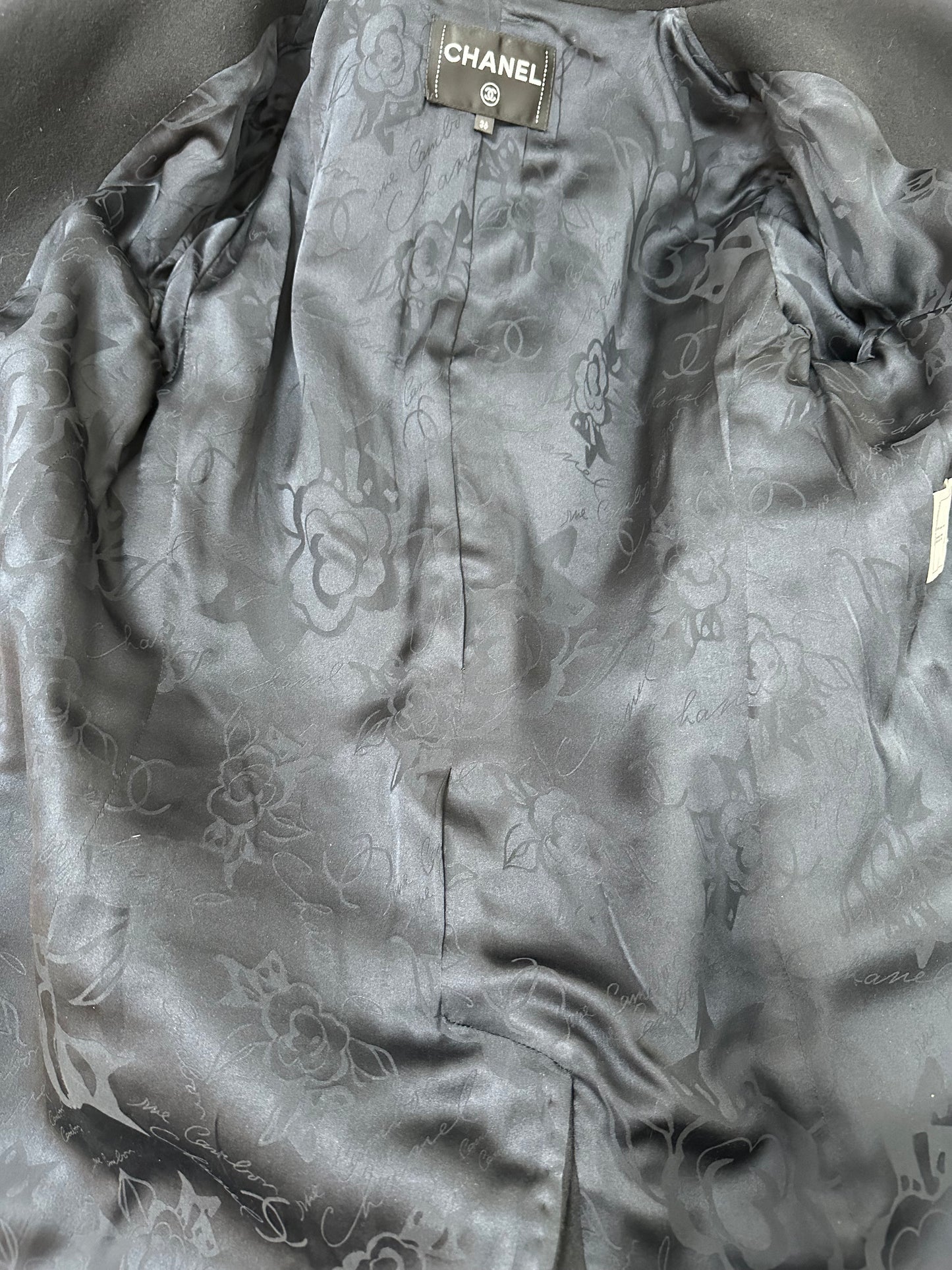 Chanel double-breasted wool coat