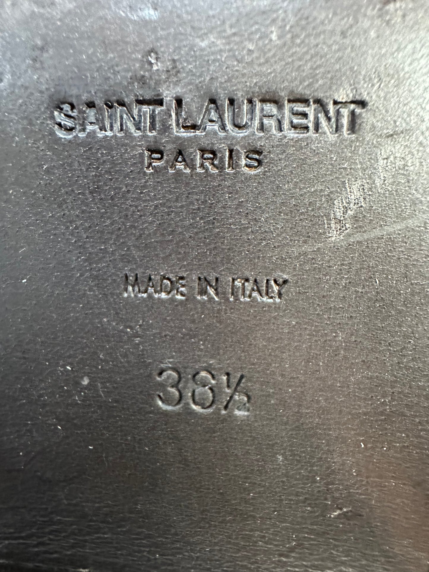 Saint Laurent suede cowboy boots