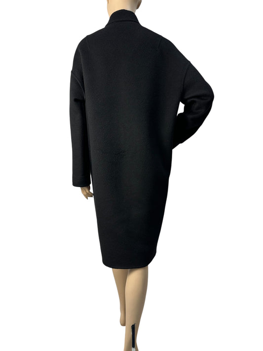 Black cashmere coat