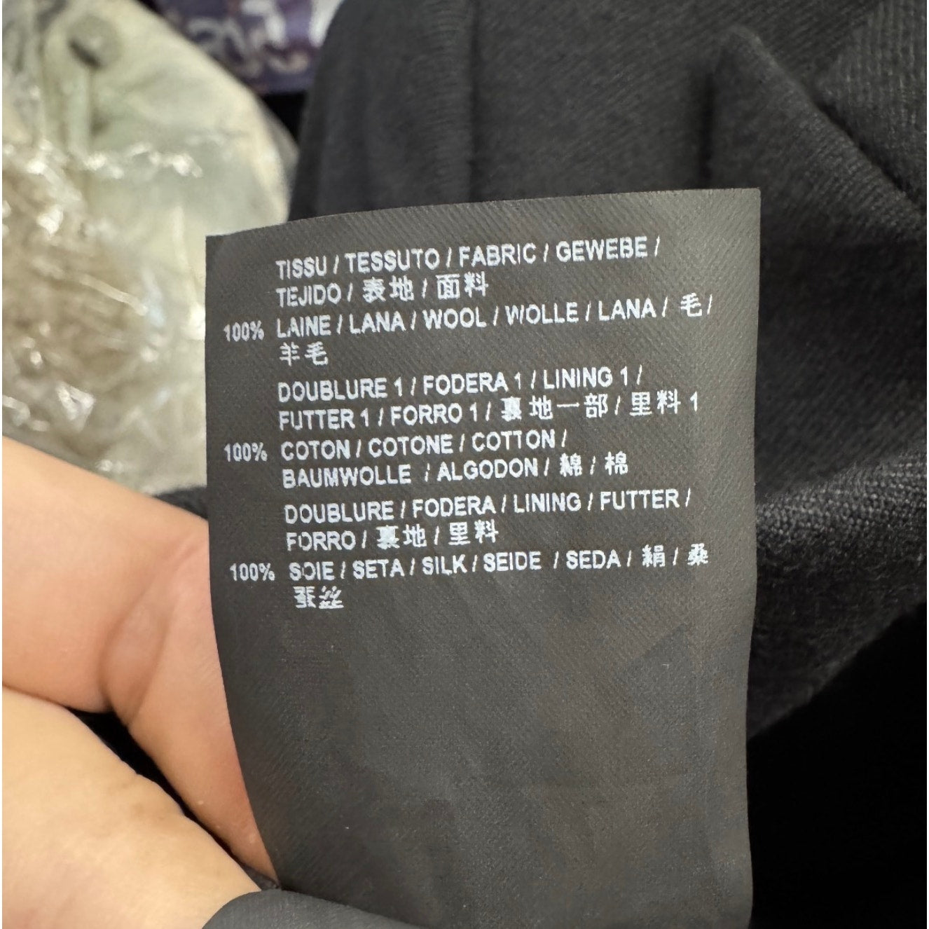 Chic Saint Laurent Black Wool Jacket - FR34/XS Pre-owned