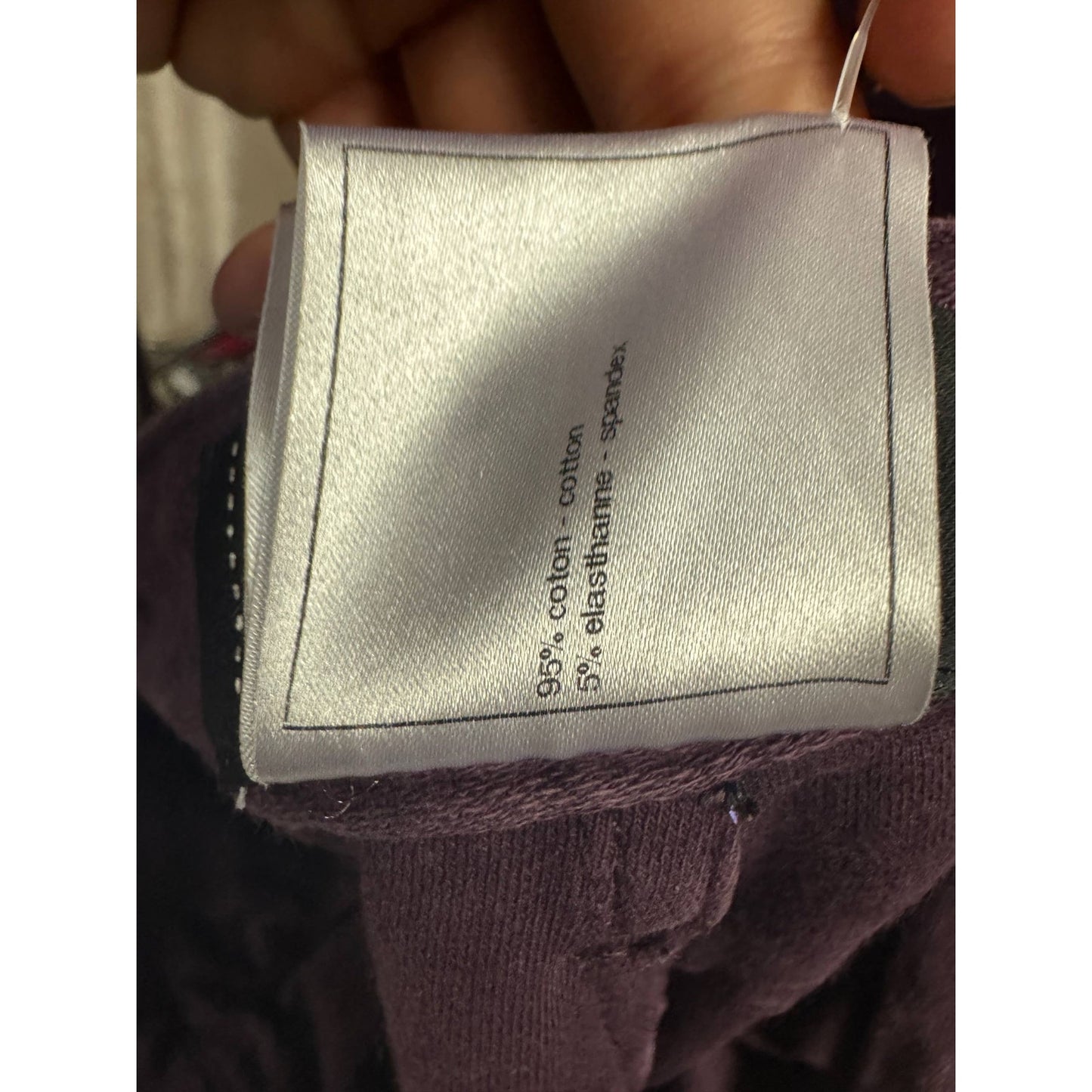 Chanel Purple Mid-Rise Skinny Jeans Sz.36 Pre-owned