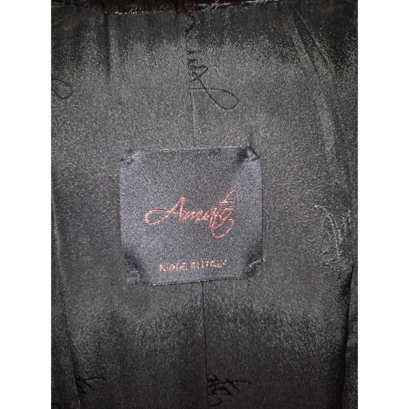 Amato Black Coat Straight Cut IT 40 S