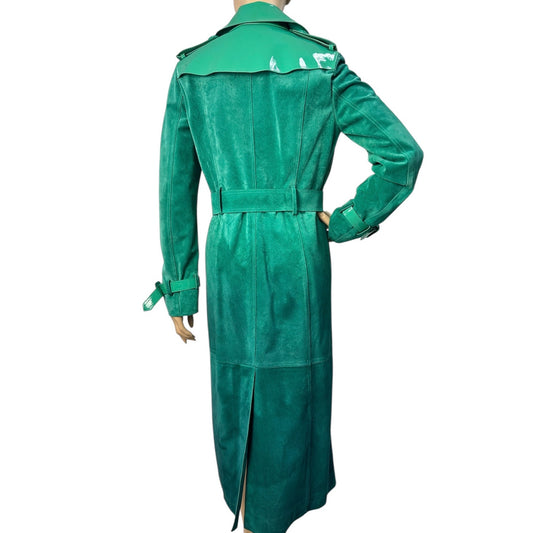 Burberry Prorsum Dégradé Suede Trench Coat Size 42 Pre-owned