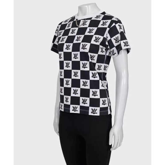 Louis Vuitton Twist Lock Print T-Shirt - Size XS Pre-owned