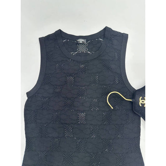 Chanel Camellia Patern Top Sz. S-M Pre-owned