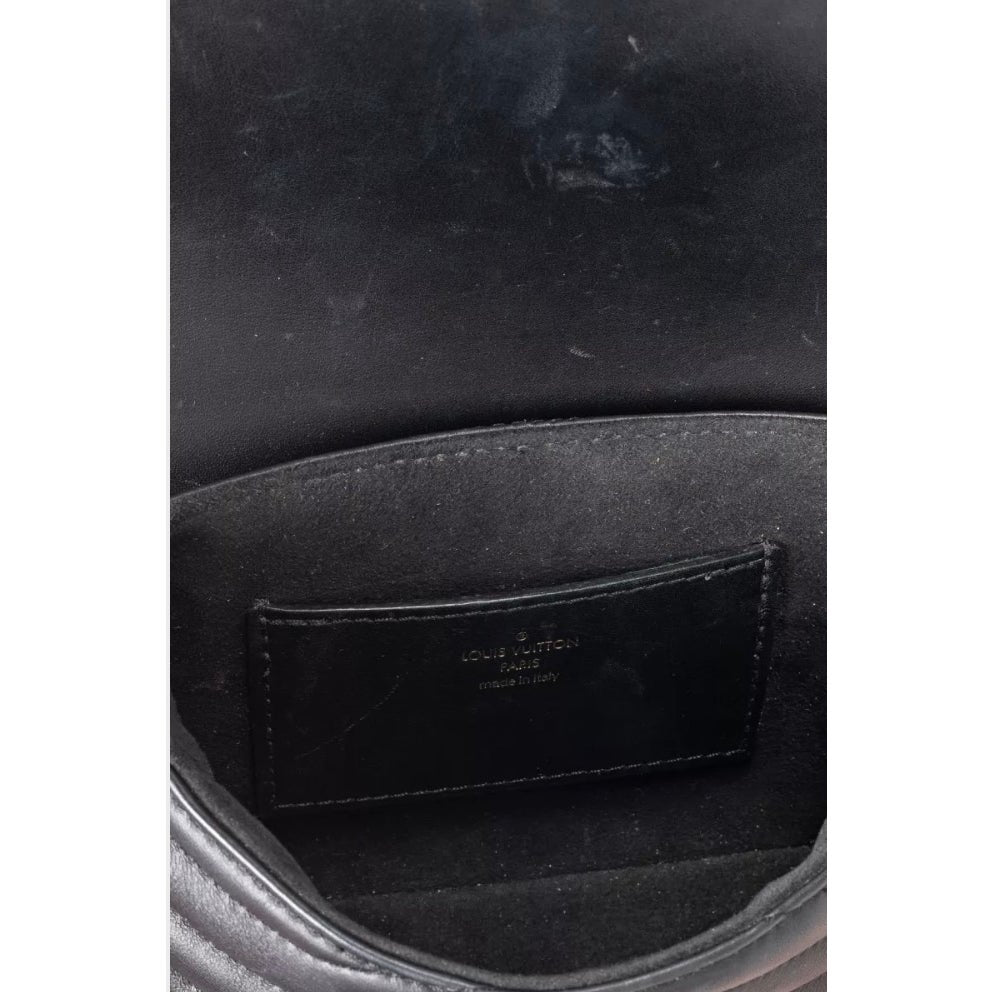 Louis Vuitton New Wave Multi Pochette Black Leather Crossbody Bag Pre-owned