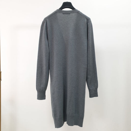 Loro Piana Gray Baby Cashmere Cardigan Sz.42 pre-owned