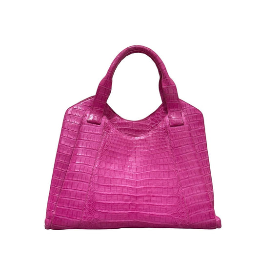 Nancy Gonzalez Pink Lambskin Tote Pre-owned