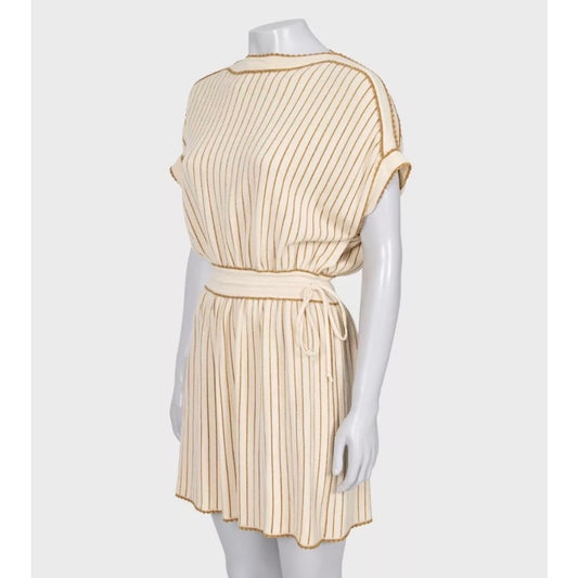 Gucci Gold Stripe Dress Size XS Pre-owned