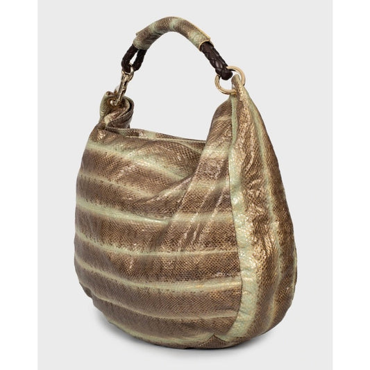 Jimmy Choo Multicolor Striped Leather Shoulder Bag Pre-owned