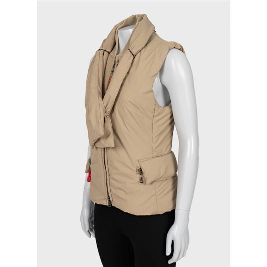 Prada Beige Vest with Removable Elements IT40 S Pre-owned