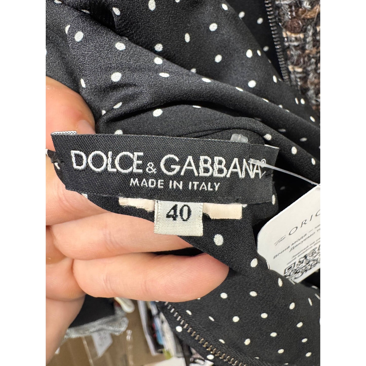 Dolce & Gabbana Gray Tweed Dress - Size40/ S Pre-owned