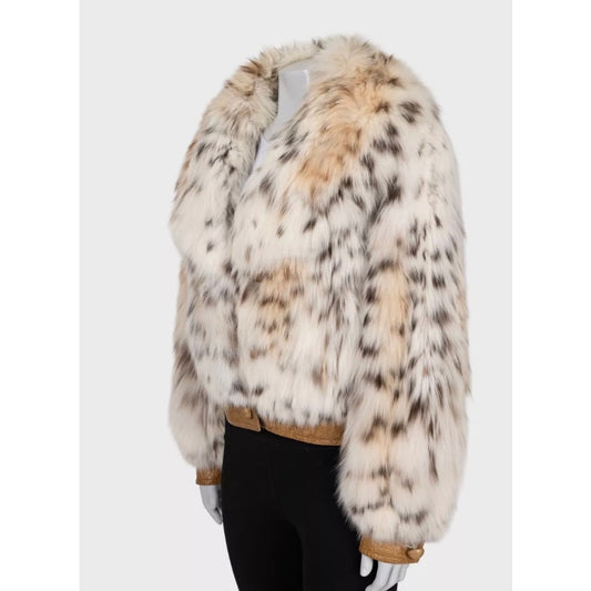 Valentino Cropped Coat with eather Sz.42 Pre-owned