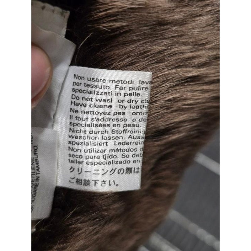 Max Mara Brown Shearling Sheepskin Coat - S Pre-owned