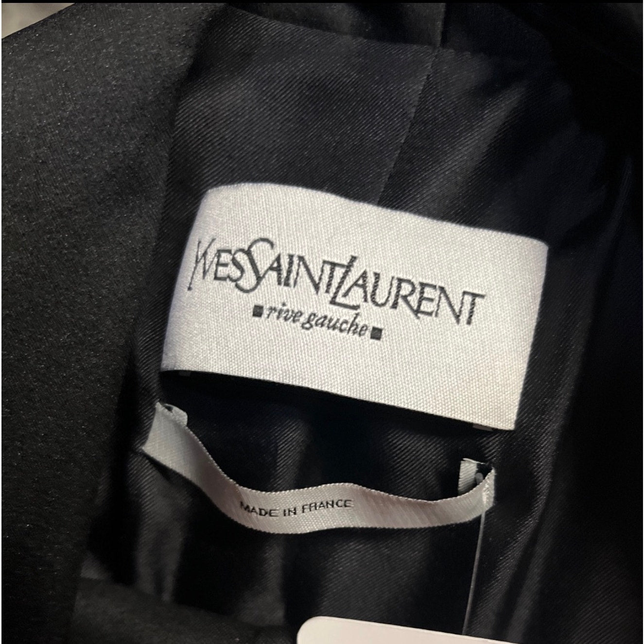 Saint Laurent Black Wool Suit with Long Jacket - EU36/S Pre-owned