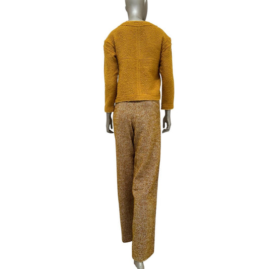 Chanel Dallas Collection Tweed Suit Set Sz 38 Pre-owned