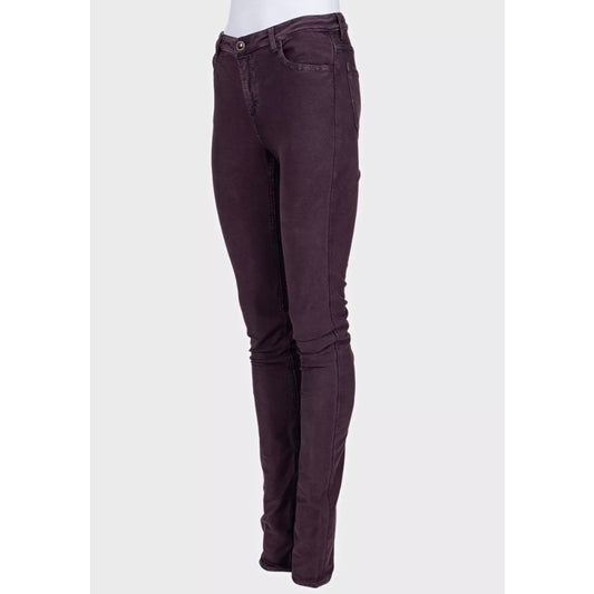 Chanel Purple Mid-Rise Skinny Jeans Sz.36 Pre-owned