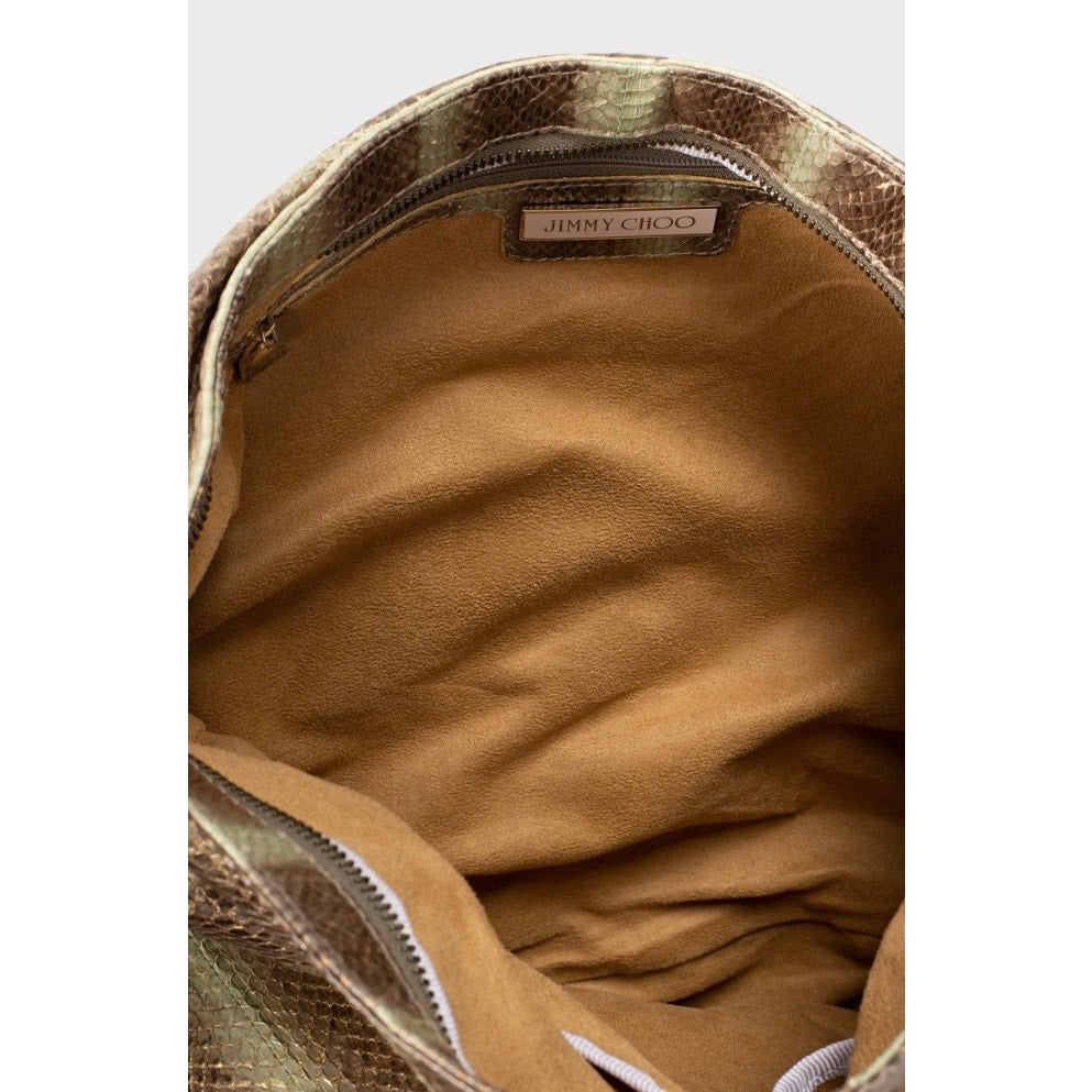 Jimmy Choo Multicolor Striped Leather Shoulder Bag Pre-owned