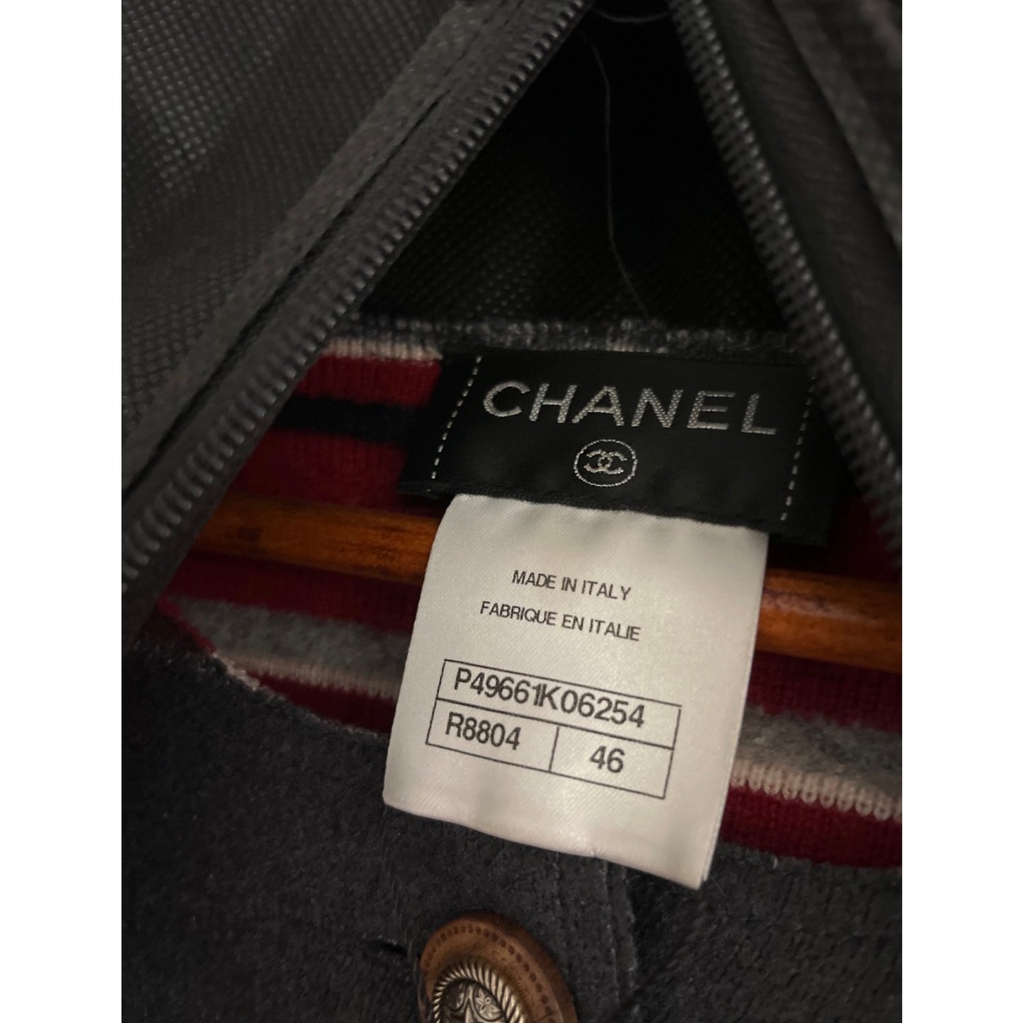 NWOT Chanel Dallas Cashmere Collarless Jacket - FR46/3XL pre-owned