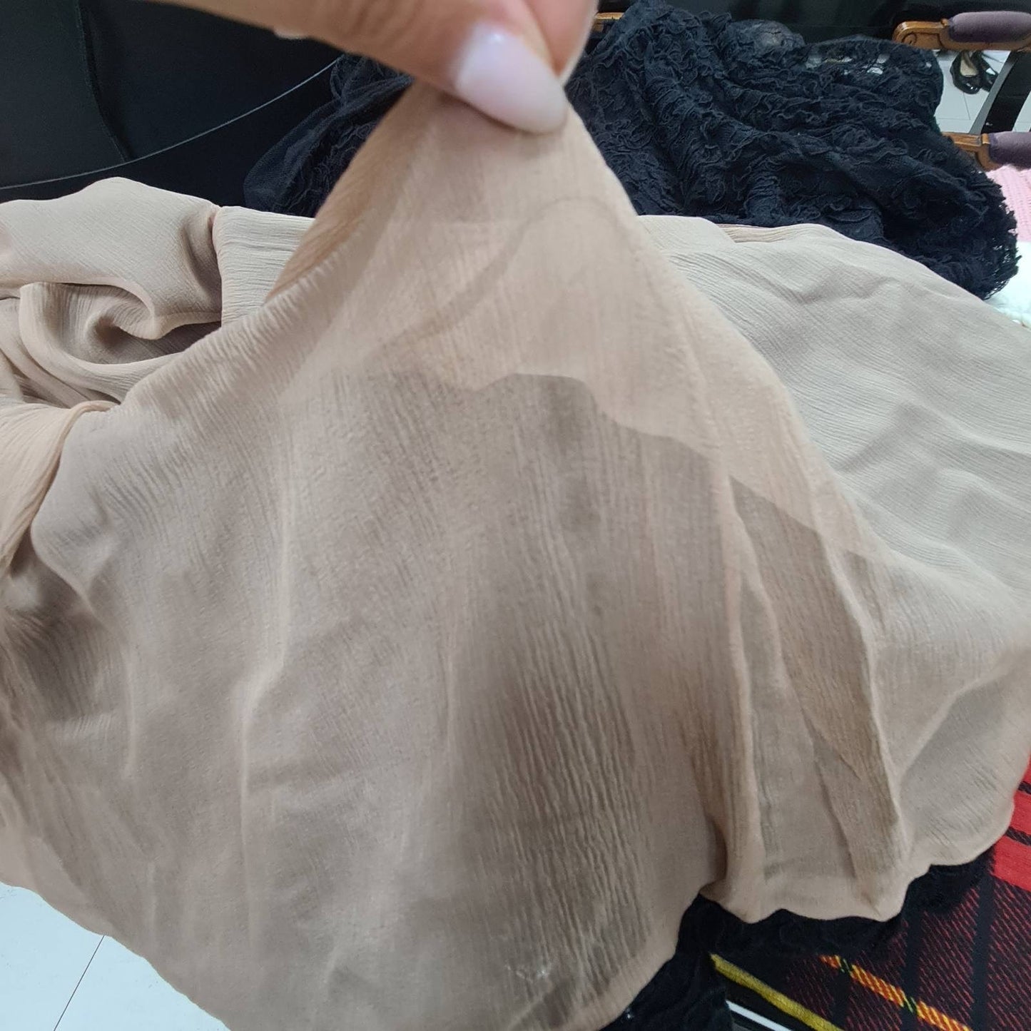 Chanel Fall 2018 Black Lace Maxi Dress Sz. 50 Pre-owned