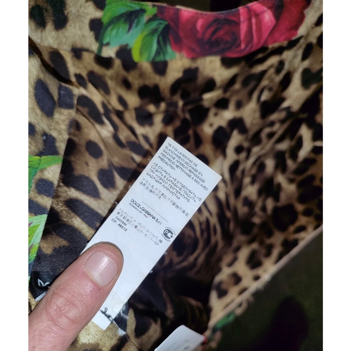Dolce & Gabbana Floral Print Fitted Dress - Size IT44/L Pre-owned