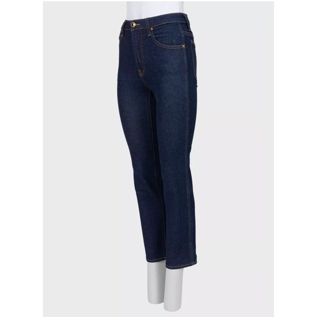 Khaite Dark Blue High-Waisted Jeans - Size S Pre-owned