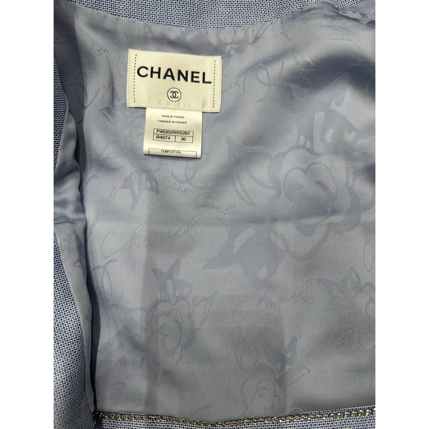 Chanel Blue Dress with Cape – Spring 2013 Collection – Sz. 36 Pre-owned