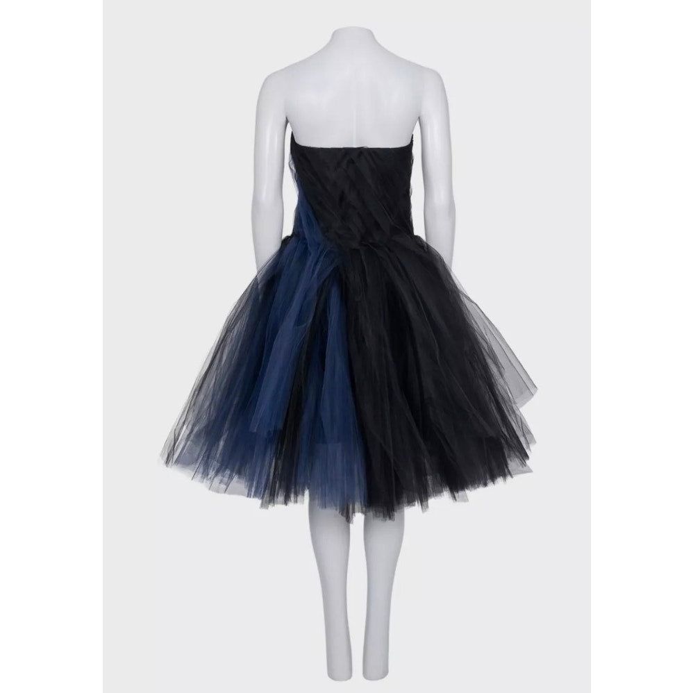 Oscar de la Renta Black Off-Shoulder Dress Sz.US6/M Pre-owned