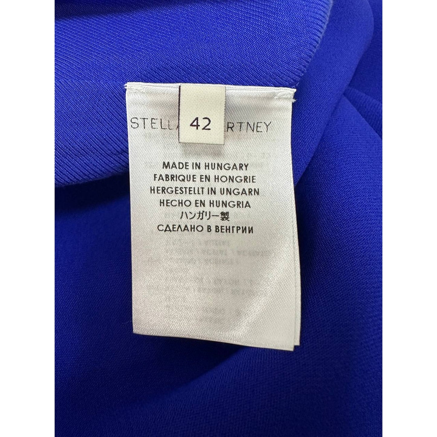 Stella McCartney Zipped Silhouette Mini Dress Sz.42 Pre-owned