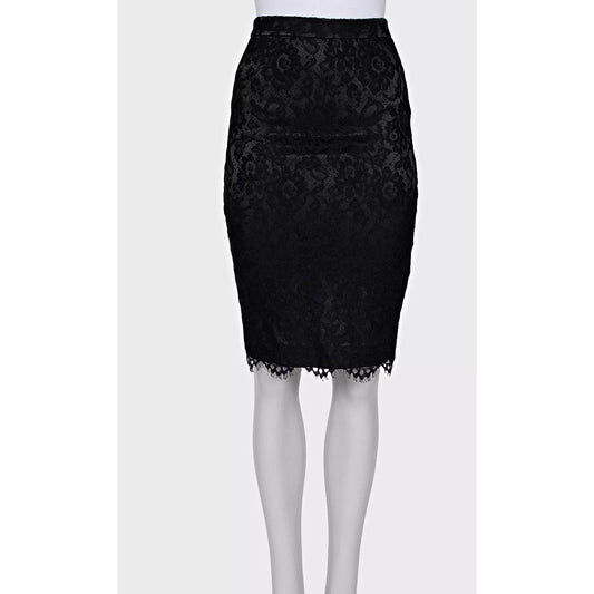 Dolce & Gabbana Black Lace Skirt Sz.XXS Pre-owned