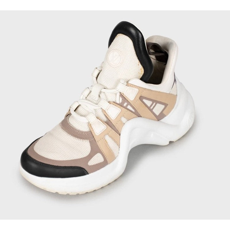 Louis Vuitton Archlight White Leather Sneakers, EU 37 Pre-owned