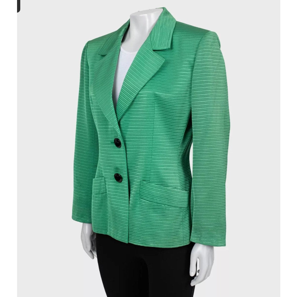 Saint Laurent Chic Green Tailored Jacket - Size XL  Pre-owned