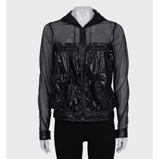 Chanel 12SS Mesh Nylon Hooded Jacket - Size FR36 Pre-owned