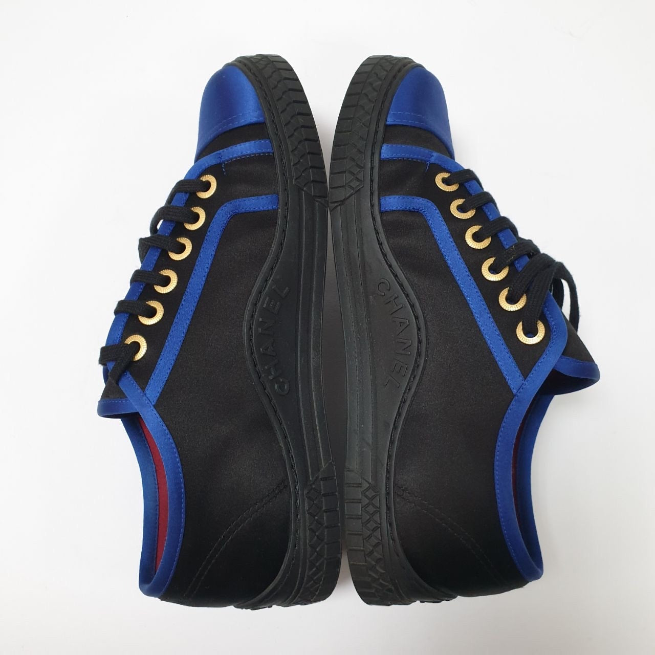 NWOB Chanel Satin Sneakers, Size 40 Pre-owned