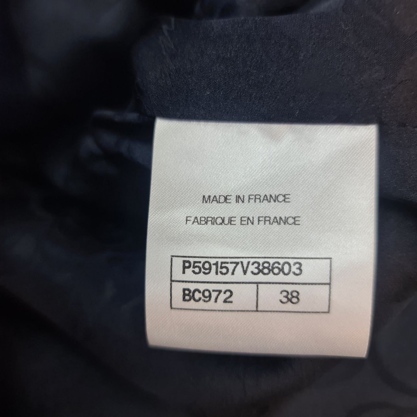 Chanel Navy Blue Wool Double-Breasted Peacoat  Sz.38