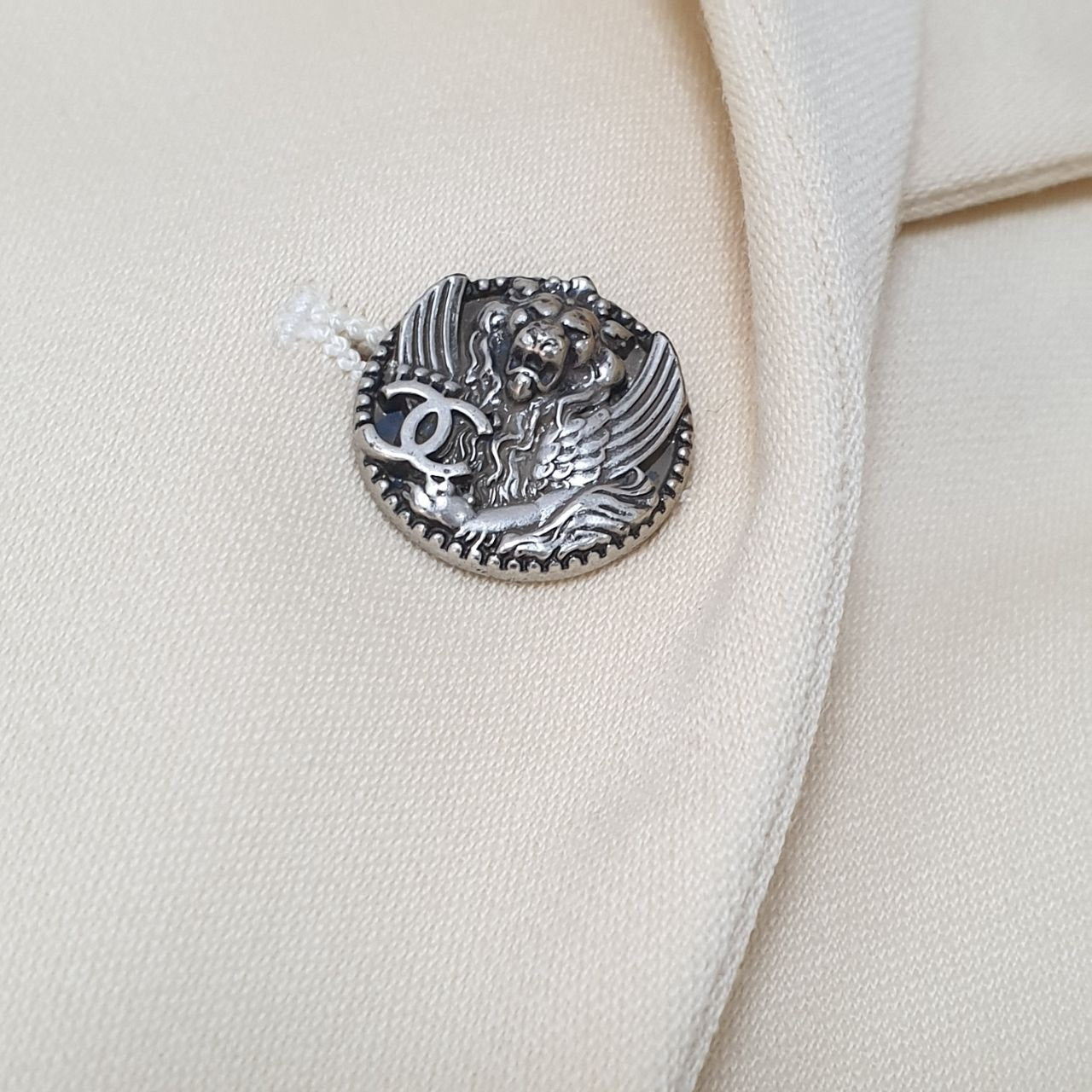 Chanel 98A CC Logo Buttons Jacket Sz. 38 Pre-owned