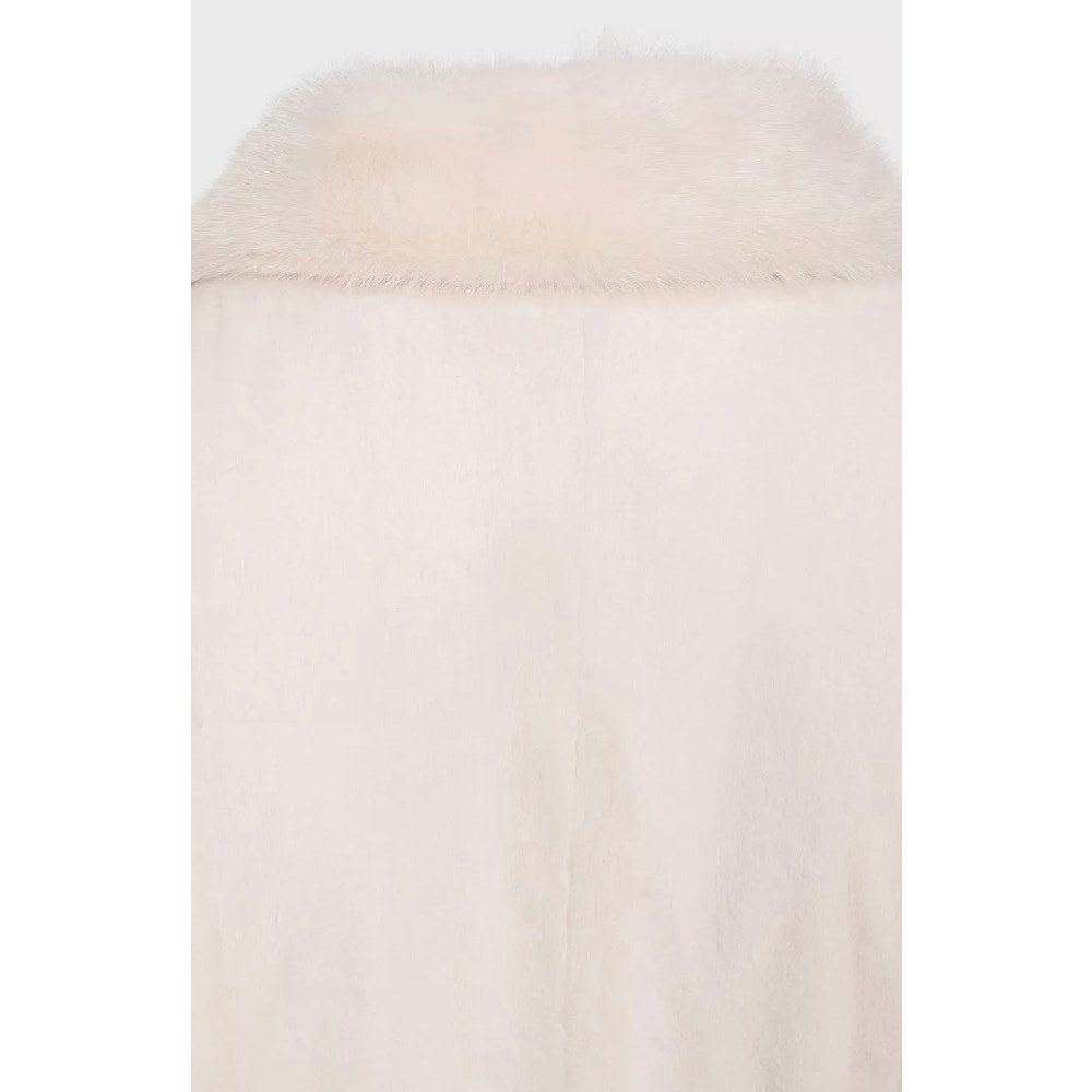 Zilli Luxury White Mink Fur Vest - Size 40/ L Pre-owned