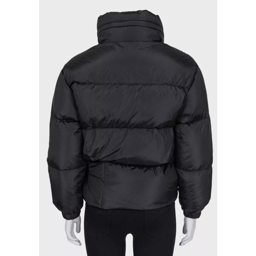 NWOT Prada Re-Nylon Black Down Puffer Jacket IT 36/XXS Pre-owned