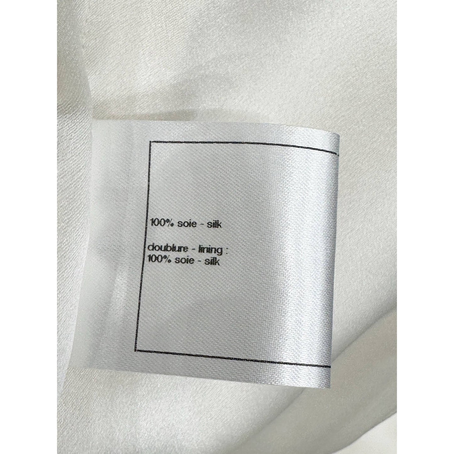 Chanel Beige Silk Coat Jacket - FR36/S