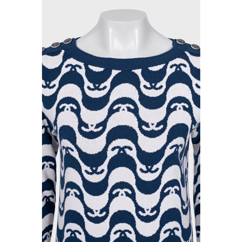 Chanel Pre-Spring 2021 Cashmere Dress - Size S Pre-owned