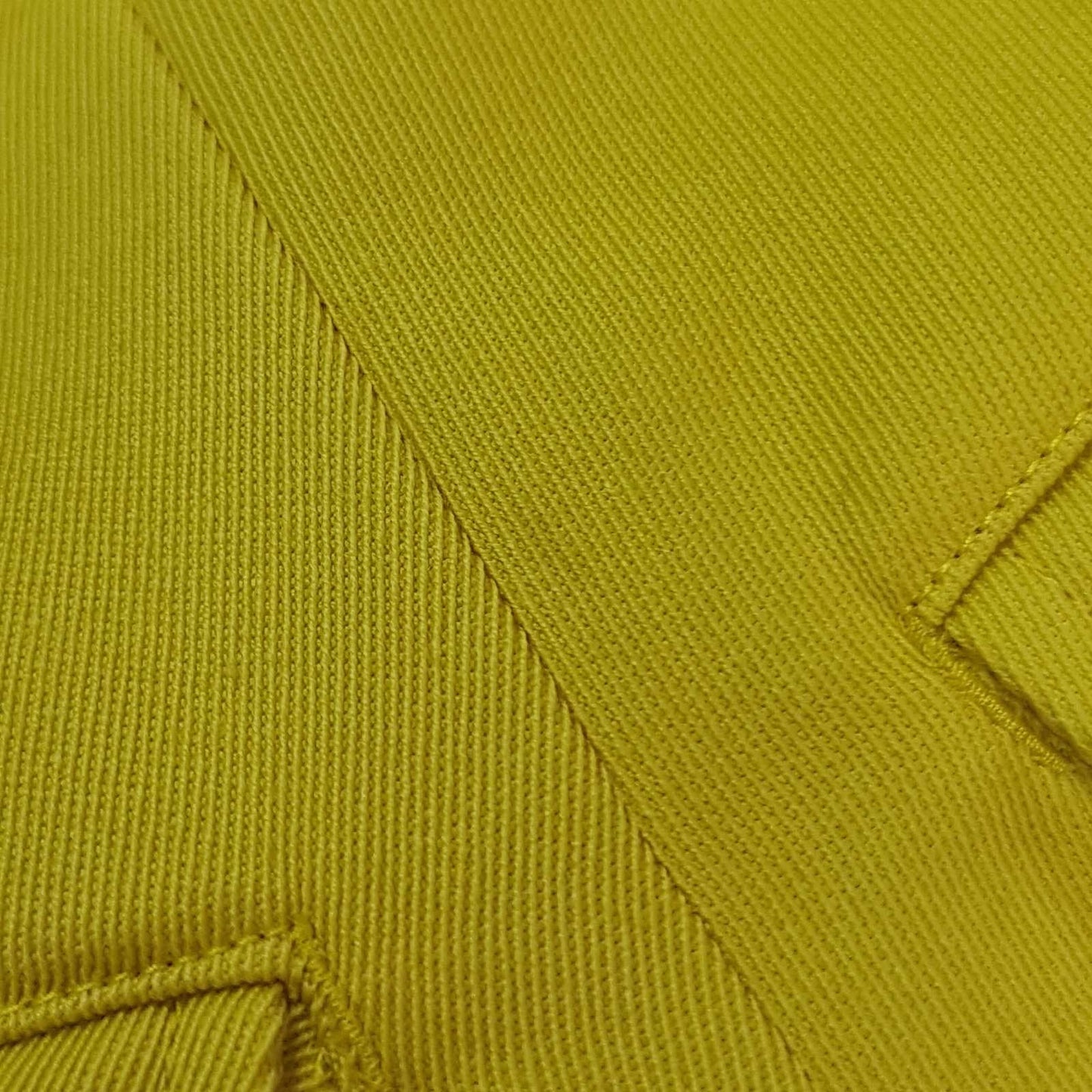 Bottega Veneta High-Waisted Yellow Wool Trousers Pants Sz.38 Pre-owned